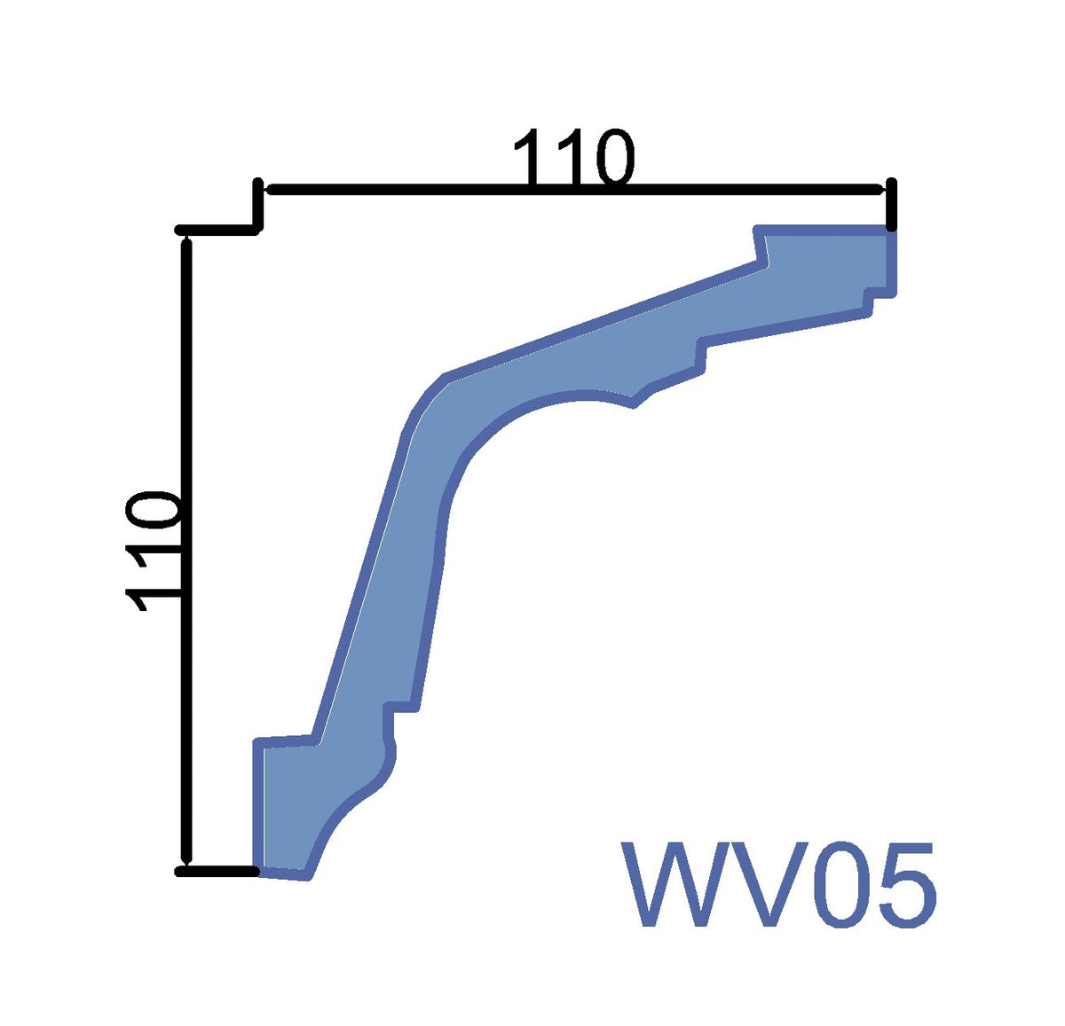WOLDECOR WV05 XPS coving cornice