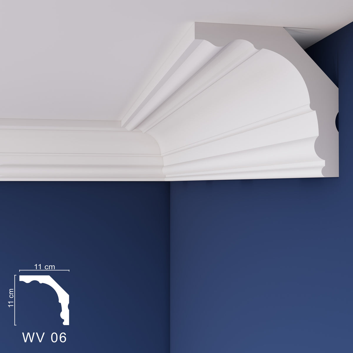 WOLDECOR WV06 XPS coving cornice