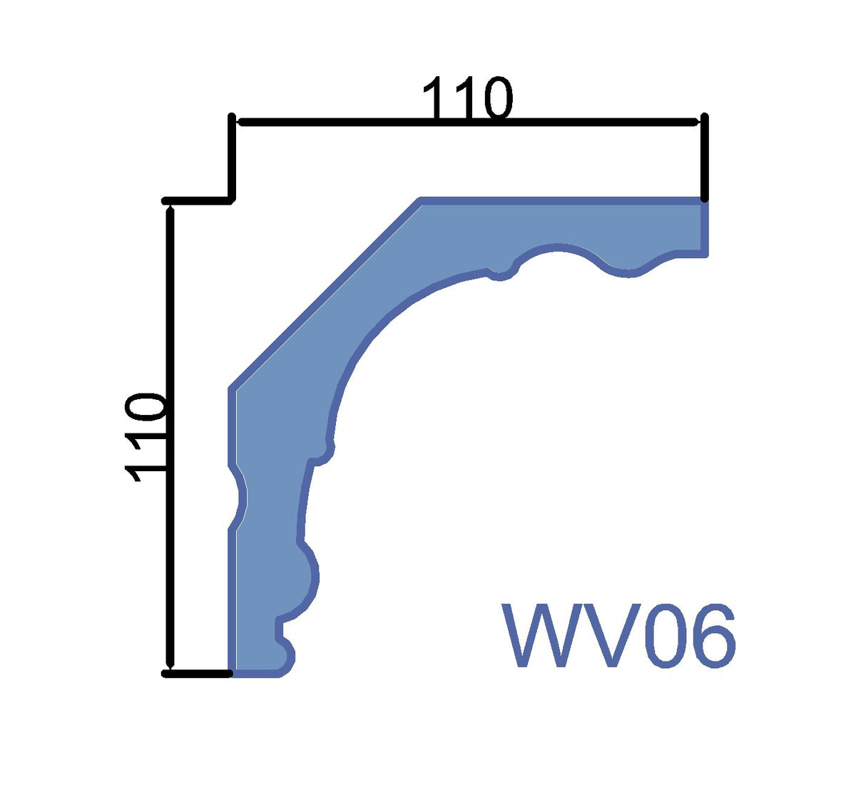 WOLDECOR WV06 XPS coving cornice