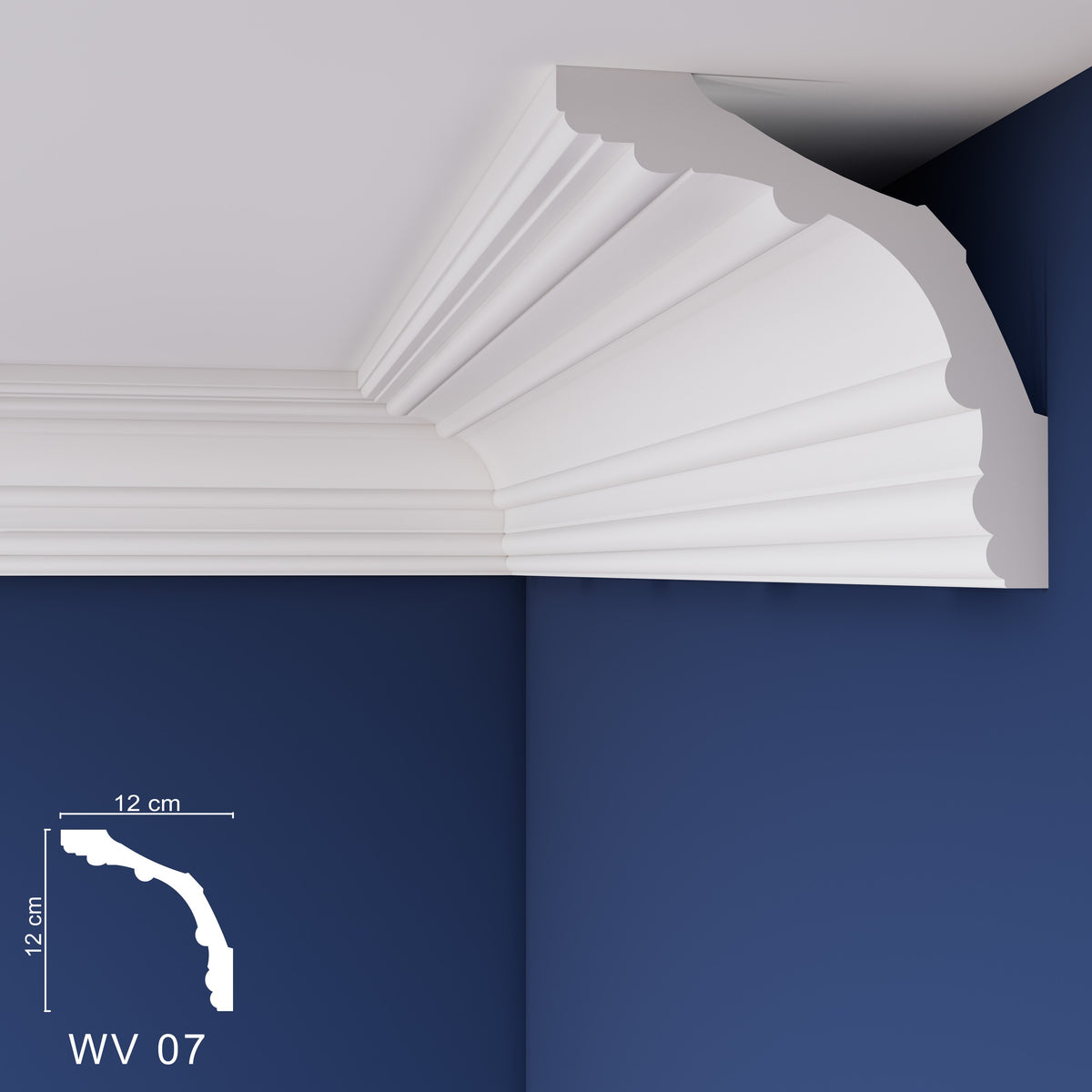 WOLDECOR WV07 XPS coving cornice