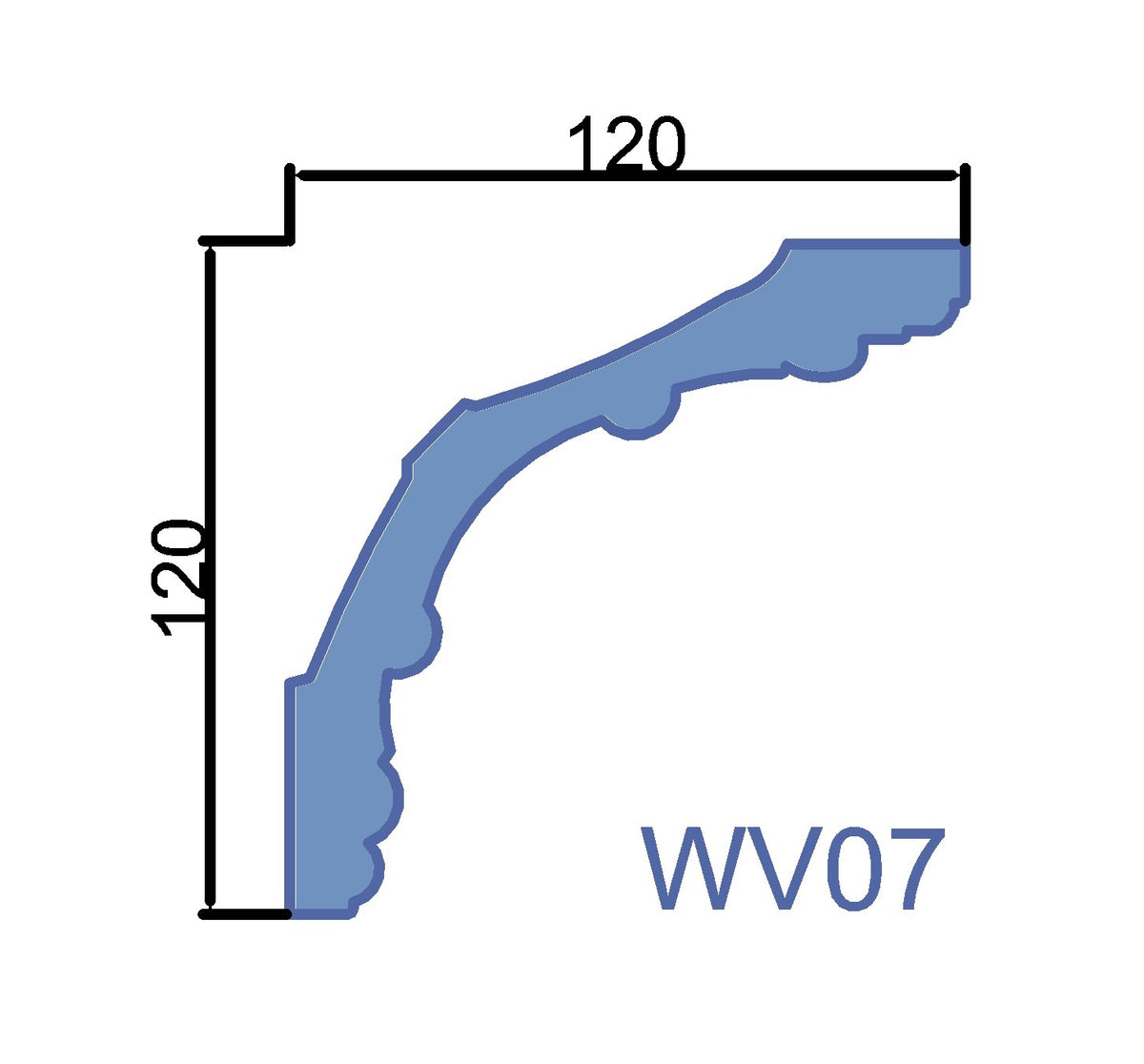 WOLDECOR WV07 XPS coving cornice